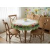 Velikonoční vzorovaný ubrus na stůl EASTER COLOR Ø 130 cm Mybesthome