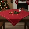 Dekorační ubrus na stůl EDGAR 85x85 cm červená Mybesthome