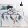 Přehoz na postel LAPAČ SNŮ - TEEPEE 200x220 cm šedá Mybesthome