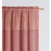 Dekorační závěs s řasící páskou BLISSY TAPE růžová 140x250 cm (cena za 1 kus) MyBestHome