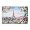 Plátno Eiffelova Věž s růžemi