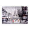 Plátno Lidé Obdivující Eiffelovu Věž
