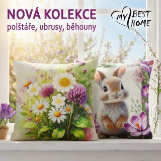 Nová jarní kolekce 2026. ☝Velikonoční polštářea ubrusy jsou skvělým doplňkem 😀pro jarní a velikonoční výzdobu interiéru....