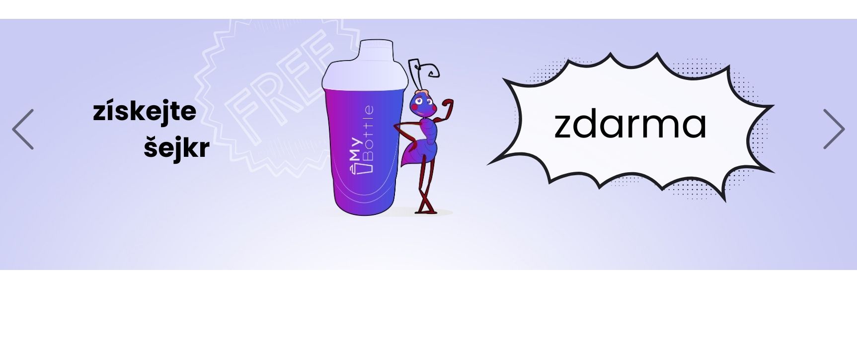 Získejte šejkr zdarma