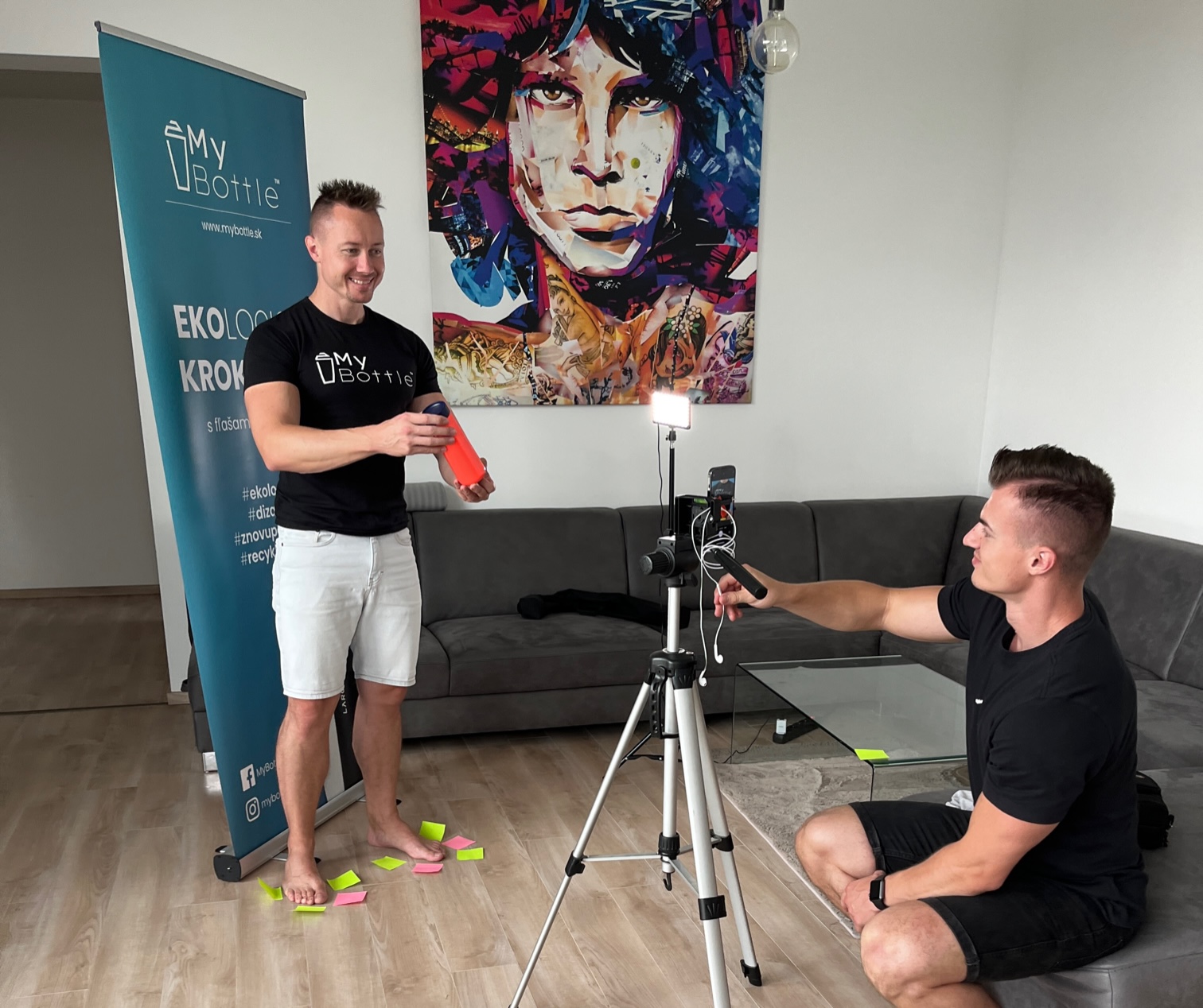vytváříme vlastní fotografie, videa i popisy lahví i dóz na jídlo pro mybottle.cz