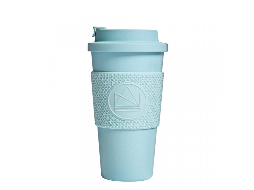 Recyklovatelný hrnek na kávu Neon Kactus Compostable Coffe Cup Sea Breeze 450 ml