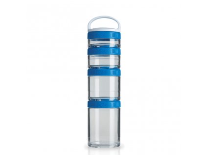 Dózy na potraviny BlenderBottle GoStak 4Pak Cyan - 150 ml, 100 ml, 60 ml, 40 ml