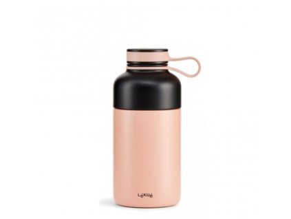 Termoláhev s infuzérem Lékué Insulated Bottle To Go - 300 ml lososová