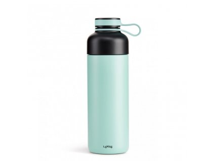 Termoláhev s infuzérem Lékué Insulated Bottle To Go - 500 ml tyrkysová