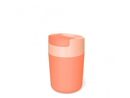 Cestovní hrnek s hygienickým uzávěrem JOSEPH JOSEPH sipp travel mug - korálový 340 ml