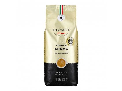 Zrnková káva O’CCAFFÉ Crema e Aroma 100% Arabica 1000g