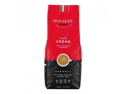 Zrnková káva O’CCAFFÉ Café Creme rosso 250g