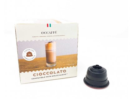 Kávové kapsle O’CCAFFÉ Cioccolato – 16 ks kapsúl DOLCE GUSTO