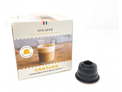 Kávové kapsle O’CCAFFÉ Cortado – 16 ks kapsúl DOLCE GUSTO