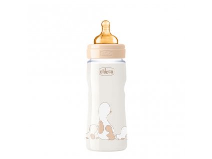 Kojenecká láhev CHICCO Original Touch latex, 330 ml - neutral