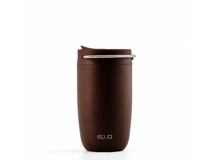 Termohrnek EQUA Cup Brown Silver, 300 ml