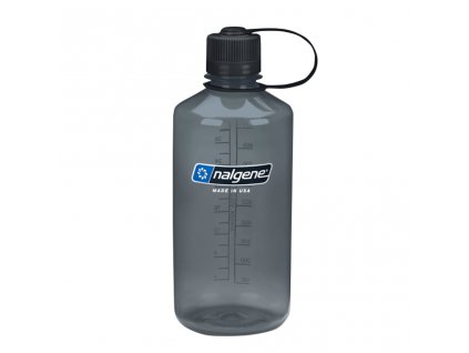 Plastová láhev Nalgene - Narrow-Mouth Sustain Gray - 1000 ml