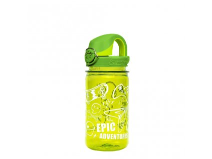 Plastová láhev Nalgene - OTF Kids Green w/Sprout Epic - 350 ml