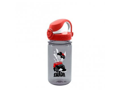 Plastová láhev Nalgene - Clear Kids OTF Gray Smash - 350 ml