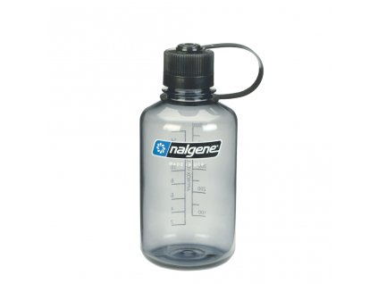 Plastová láhev Nalgene - Narrow Mouth Sustain Gray - 500 ml