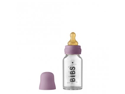 Kojenecká skleněná láhev BIBS Baby Bottle - mauve 110 ml