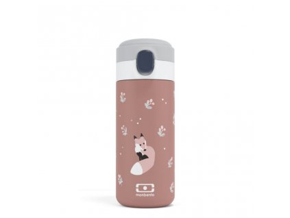 Termohrnek MonBento Pop Cinnamon Fox - hnědá 360 ml