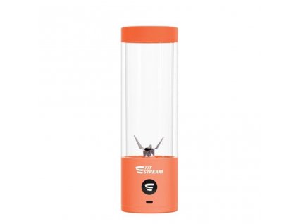 Mixér FitStream Pro, přenosný, USB nabíjecí - Neon Orange 475 ml