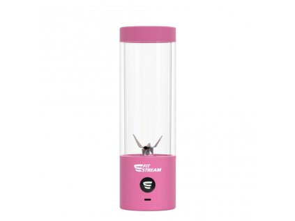 Mixér FitStream Pro, přenosný, USB nabíjecí - Pink 475 ml