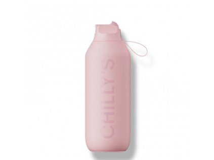 Termoláhev Chilly's Bottles Series 2 Flip - jemná růžová 500 ml