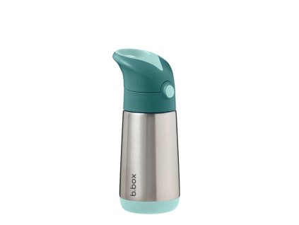 Termoláhev na pití s brčkem b.box - emerald forest 350 ml