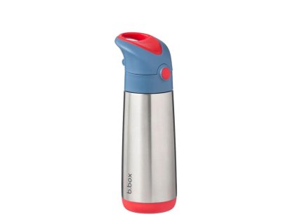 Termoláhev na pití s brčkem b.box - blue blaze 500 ml