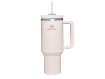 Termohrnek s brčkem STANLEY The Quencher H2.O FlowState™ Tumbler Rose Quartz - 1180 ml