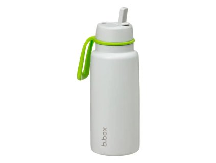 Nerezová termoláhev s brčkem b.box - šedá/zelená 1000ml