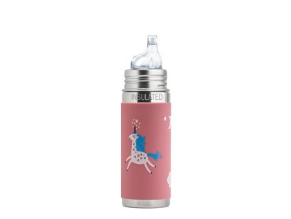 TERMO láhev s brčkem Pura - unicorn 260 ml