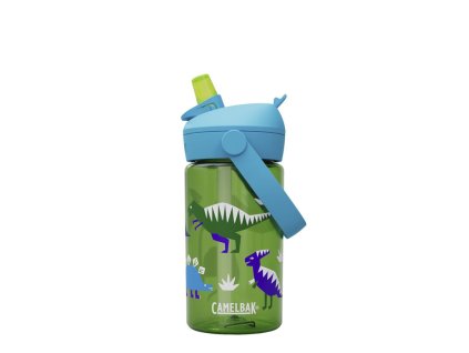 Plastová láhev CAMELBAK Eddy + Kids Hip Dinos Tyrkysová - 400 ml