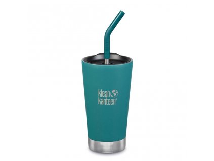 Nerezový termohrnek KLEAN Kanteen Insulated Tumbler - emerald bay matte 473 ml