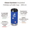 Termoska Klean Kanteen TKWide w/Café Cap - Deep Surf 355 ml
