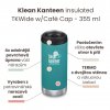 Termoska Klean Kanteen TKWide w/Café Cap - Emerald Bay 355 ml
