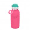 Silikonová láhev Squeasy Gear růžová 480 ml