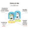 Kapsičky Zebra & Me 150 ml pro opakované použití - potápěč + zebra 2ks