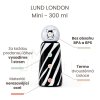 Termo láhev do školy LUND LONDON Skittle Bottle Mini 300 ml - Zebra