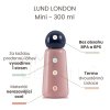 Termo láhev LUND LONDON Skittle Bottle Mini 300 ml Pink & Indigo