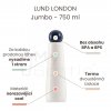 Termo láhev LUND LONDON Skittle Bottle Jumbo 750 ml White and Indigo