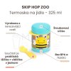 Termoska na jídlo s lžičkou:vidličkou SKIP HOP Zoo Netopýr 12 m + 325 ml