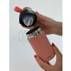 Termoláhev s infuzérem Lékué Insulated Bottle To Go - 300 ml lososová