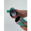 Termoláhev s infuzérem Lékué Insulated Bottle To Go - 500 ml tyrkysová