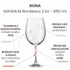 Sklenice na víno RONA MAGNUM Bordeaux 2 ks - 850 ml