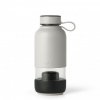 Láhev s uhlíkovým filtrem Lékué Bottle To Go - šedá 600 ml