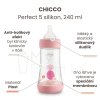 Láhev kojenecká CHICCO Perfect 5 silikon, 240 ml dívka