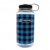 Plastová láhev Nalgene - Wide Mouth Blue Plaid - 1000 ml